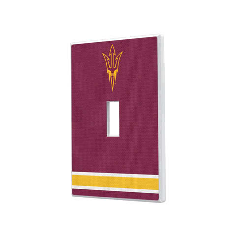 Arizona State University Sun Devils Stripe Hidden-Screw Light Switch Plate-0