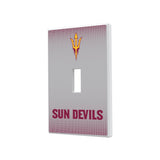 Arizona State University Sun Devils Linen Hidden-Screw Light Switch Plate