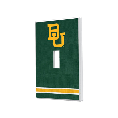 Baylor University Bears Stripe Hidden-Screw Light Switch Plate
