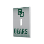 Baylor University Bears Linen Hidden-Screw Light Switch Plate
