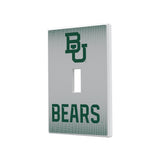 Baylor University Bears Linen Hidden-Screw Light Switch Plate