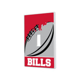 Buffalo Bills Passtime Hidden-Screw Light Switch Plate-0