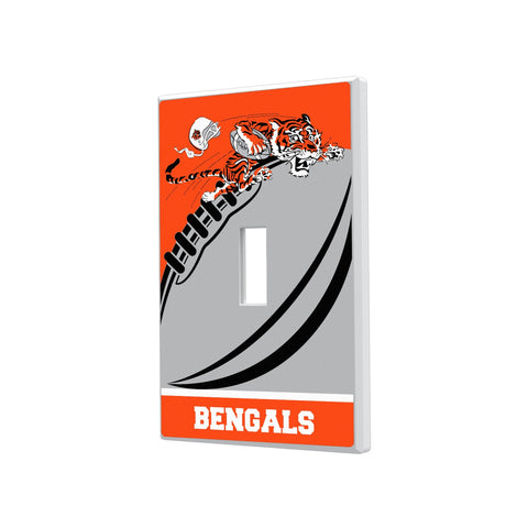 Cincinnati Bengals Historic Collection Passtime Hidden-Screw Light Switch Plate