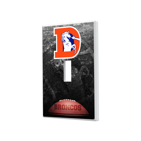Denver Broncos 1993-1996 Historic Collection Legendary Hidden-Screw Light Switch Plate
