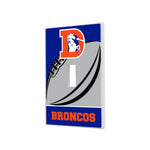 Denver Broncos 1993-1996 Historic Collection Passtime Hidden-Screw Light Switch Plate-0