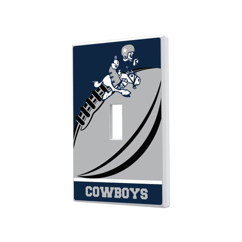 Dallas Cowboys 1966-1969 Historic Collection Passtime Hidden-Screw Light Switch Plate