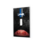 Detroit Lions Retro Legendary Hidden-Screw Light Switch Plate-0