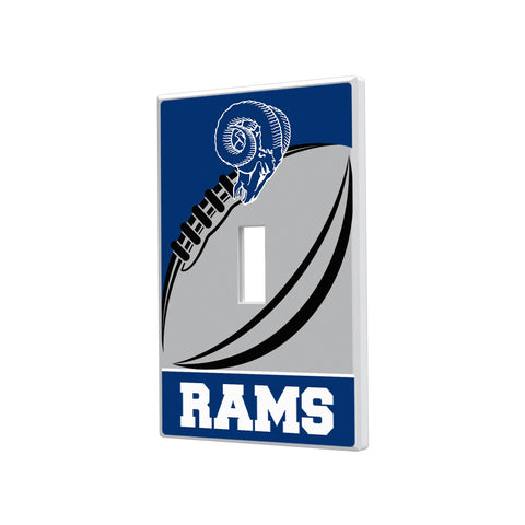 Los Angeles Rams Passtime Hidden-Screw Light Switch Plate-0