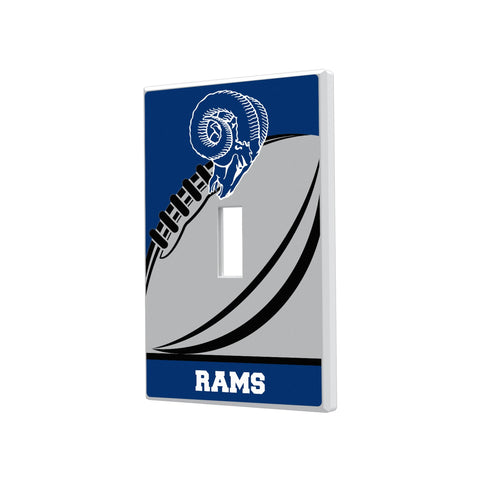 Los Angeles Rams Historic Collection Passtime Hidden-Screw Light Switch Plate