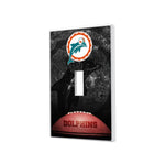 Miami Dolphins 1966-1973 Historic Collection Legendary Hidden-Screw Light Switch Plate-0