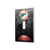 Miami Dolphins 1966-1973 Historic Collection Legendary Hidden-Screw Light Switch Plate