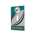 Miami Dolphins 1966-1973 Historic Collection Passtime Hidden-Screw Light Switch Plate-0