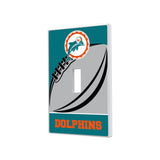 Miami Dolphins 1966-1973 Historic Collection Passtime Hidden-Screw Light Switch Plate-0