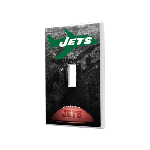 New York Jets 1963 Historic Collection Legendary Hidden-Screw Light Switch Plate