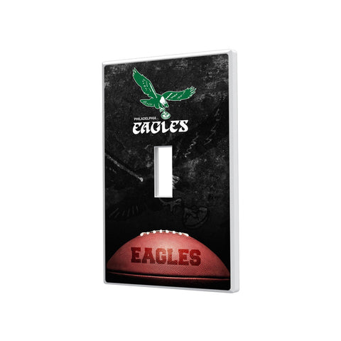 Philadelphia Eagles 1973-1995 Historic Collection Legendary Hidden-Screw Light Switch Plate-0