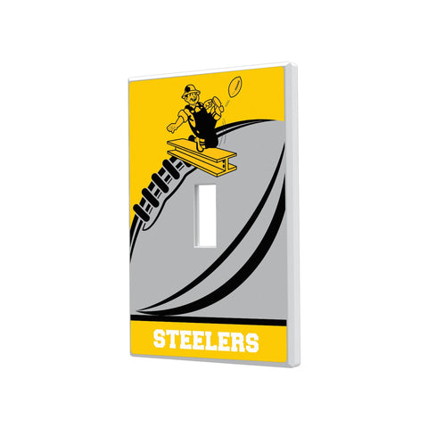 Pittsburgh Steelers 1961 Historic Collection Passtime Hidden-Screw Light Switch Plate