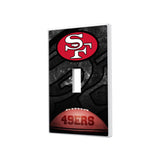 San Francisco 49ers Legendary Hidden-Screw Light Switch Plate-0