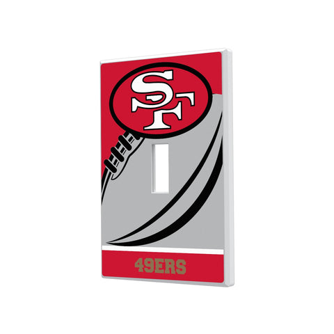 San Francisco 49ers Historic Collection Passtime Hidden-Screw Light Switch Plate