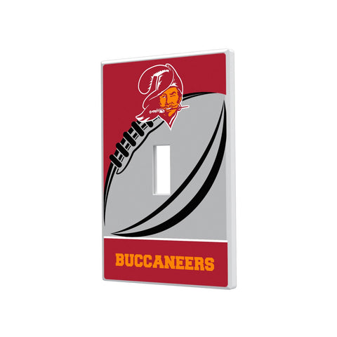 Tampa Bay Buccaneers Passtime Hidden-Screw Light Switch Plate-0