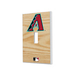 Arizona Diamondbacks Baseball Bat Hidden-Screw Light Switch Plate