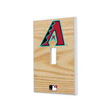 Arizona Diamondbacks Baseball Bat Hidden-Screw Light Switch Plate