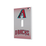 Arizona Diamondbacks Linen Hidden-Screw Light Switch Plate