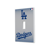 LA Dodgers Linen Hidden-Screw Light Switch Plate