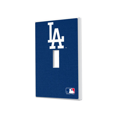 LA Dodgers Solid Hidden-Screw Light Switch Plate