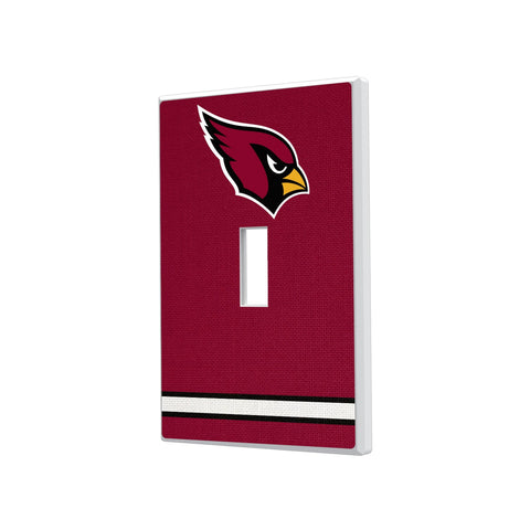 Arizona Cardinals Stripe Hidden-Screw Light Switch Plate