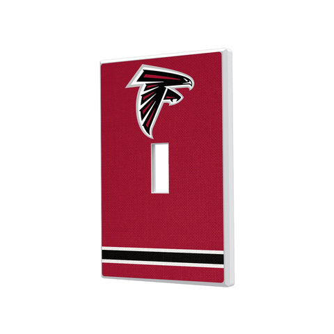 Atlanta Falcons Stripe Hidden-Screw Light Switch Plate