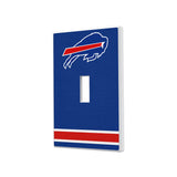 Buffalo Bills Stripe Hidden-Screw Light Switch Plate-0