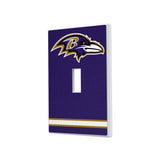 Baltimore Ravens Stripe Hidden-Screw Light Switch Plate