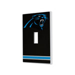 Carolina Panthers Stripe Hidden-Screw Light Switch Plate