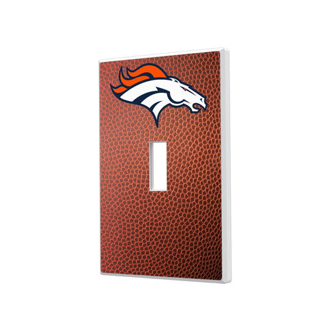 Denver Broncos Football Hidden-Screw Light Switch Plate-0