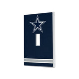 Dallas Cowboys Stripe Hidden-Screw Light Switch Plate