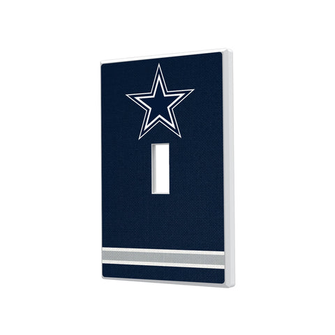 Dallas Cowboys Stripe Hidden-Screw Light Switch Plate