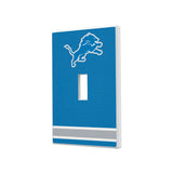 Detroit Lions Stripe Hidden-Screw Light Switch Plate-0