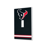 Houston Texans Stripe Hidden-Screw Light Switch Plate
