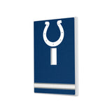 Indianapolis Colts Stripe Hidden-Screw Light Switch Plate