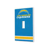 Los Angeles Chargers Stripe Hidden-Screw Light Switch Plate-0