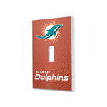 Miami Dolphins Football Hidden-Screw Light Switch Plate