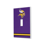 Minnesota Vikings Stripe Hidden-Screw Light Switch Plate