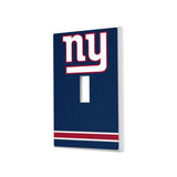 New York Giants Stripe Hidden-Screw Light Switch Plate