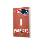 New England Patriots Football Hidden-Screw Light Switch Plate