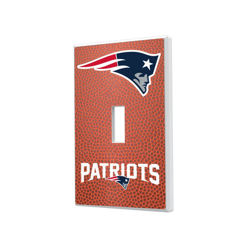 New England Patriots Football Hidden-Screw Light Switch Plate