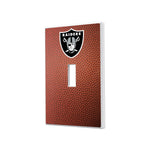 Las Vegas Raiders Football Hidden-Screw Light Switch Plate-0