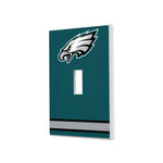 Philadelphia Eagles Stripe Hidden-Screw Light Switch Plate-0