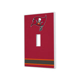 Tampa Bay Buccaneers Stripe Hidden-Screw Light Switch Plate-0