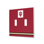 Indiana University Hoosiers Stripe Hidden-Screw Light Switch Plate