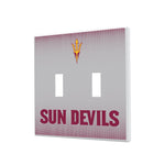 Arizona State University Sun Devils Linen Hidden-Screw Light Switch Plate